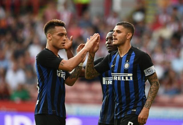  拉齐奥锋线双星联手攻破国米球门  